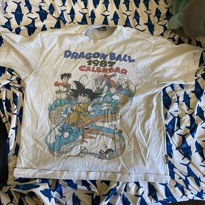 Vintage white dragon ball t shirt